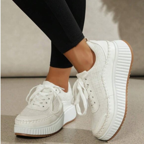 Shoes - New Autumn/Winter Fashionable Comfortable Platform Thick Sole Outdoor Sneakers